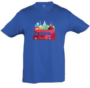 Kinder-T-Shirt "Dresden-Bus"