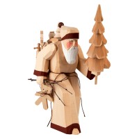 Weihnachtsmann mit Baum - natur Weihnachtsmann mit Baum - natur