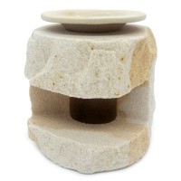 Sandstein Duftlampe - natürlich Sandstein Duftlampe - natürlich