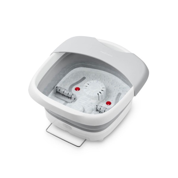 Faltbares Fußsprudelbad mit Massagerollen und Pediküreaufsätzen