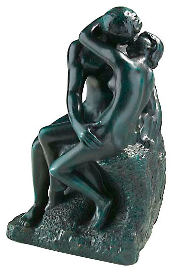 Auguste Rodin: Skulptur Der Kuss (19 cm)