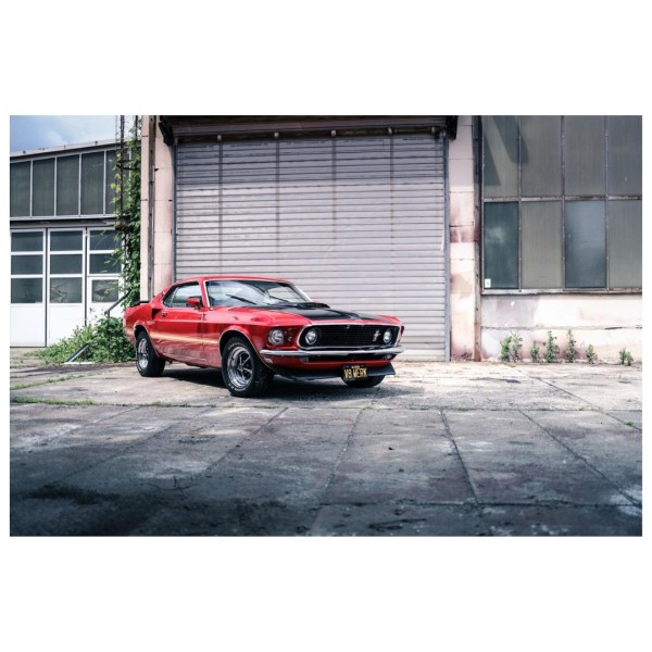 Wandbild 1969 Ford Mustang Mach 1 (Motiv V8 09)