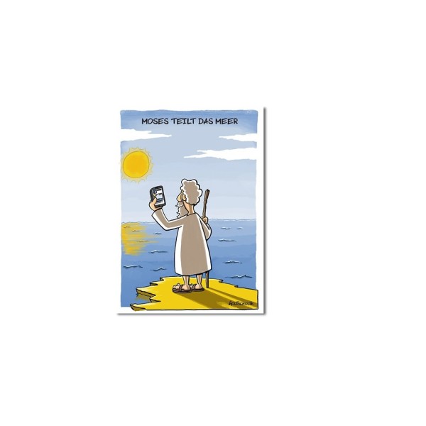 Magnet Moses teilt das Meer