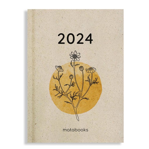 matabooks - A6 Kalender 2024 - Samaya S - Yellow
