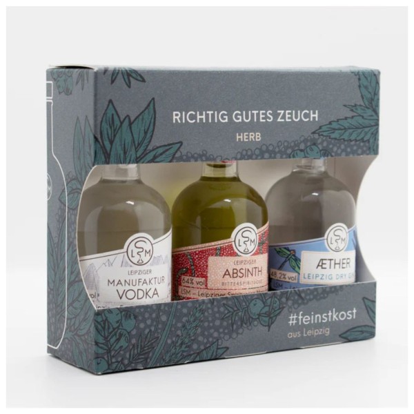 Tasting-Set "Richtig gutes Zeuch" - herb - 3 x 50ml
