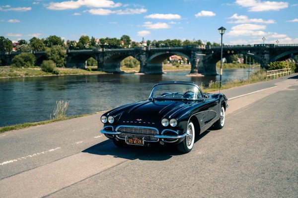 Wandbild 1961 Chevrolet Corvette C1 (Motiv V8 04)