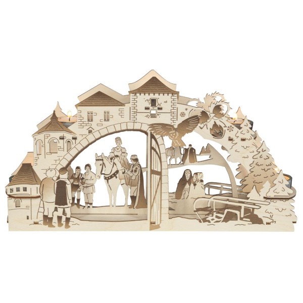 Leuchter Drei Haselnüsse für Aschenbrödel - Sonderedition 2025 - für 5 Teelichter