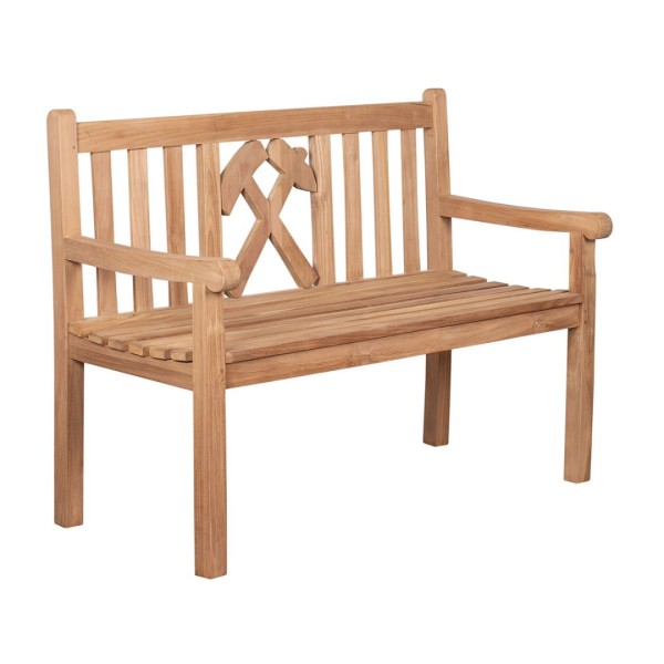 Gartenbank GLÜCKAUF, Teak