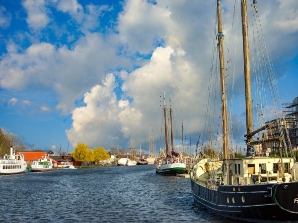 Wandbild Ostsee - Hafen von Greifswald (Motiv DMOS03)