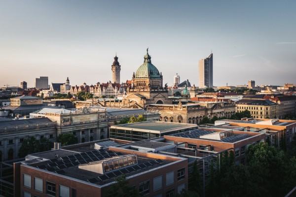 Wandbild Leipzig - Blick über Leipzig (Motiv JM05)