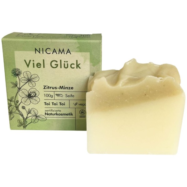 Nicama Dusch-Seife - Viel Glück - Zitrus-Minze