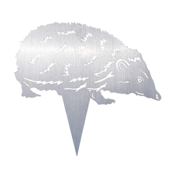 Blumenstecker - Igel - Edelstahl